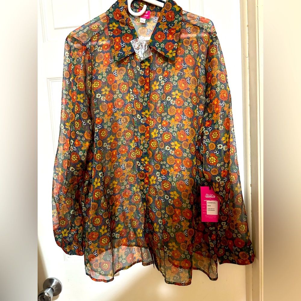 Unique vintage x Barbie size 5x top